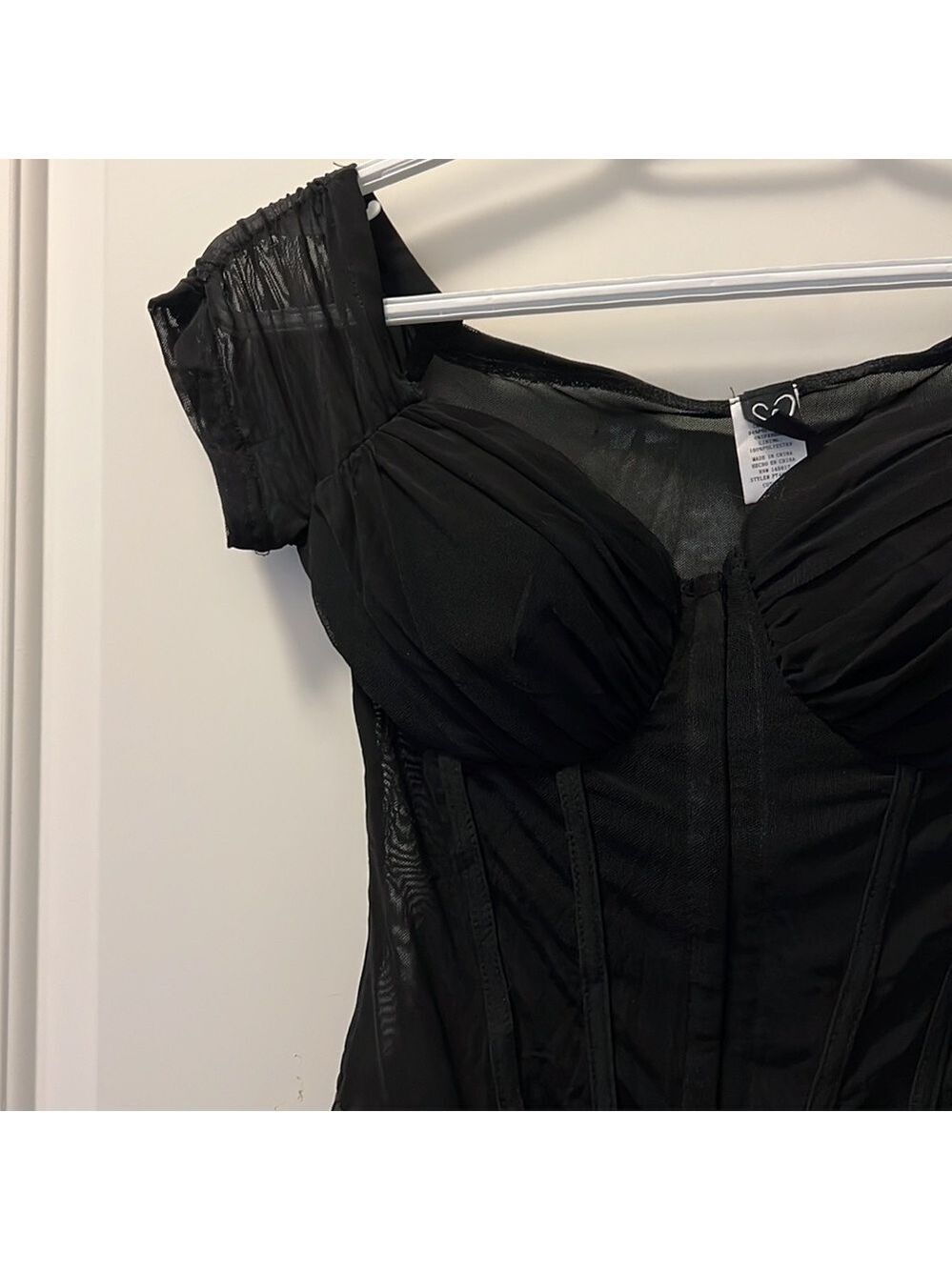 Windsor Sheer Corset Bodysuit - Picture 3 of 6
